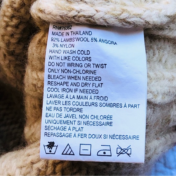 Timberland Y2K Lambswool Angora Jumper Sweater Mens Lg Gorpcore Trail Outdoor - Picture 3 of 5